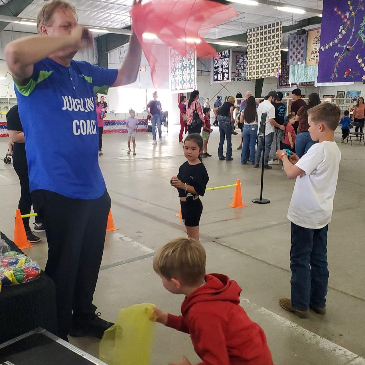 Scarf Juggling Lesson